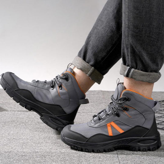Anti-Smash und Anti-Durchstich High-Top Flugsicherheitsschuhe aus atmungsaktivem Gewebe EB