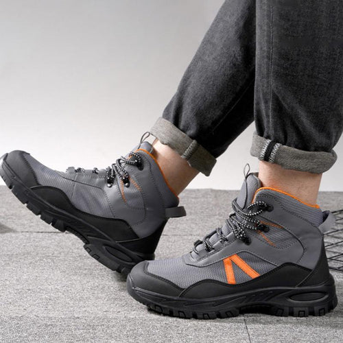Anti-Smash und Anti-Durchstich High-Top Flugsicherheitsschuhe aus atmungsaktivem Gewebe EB