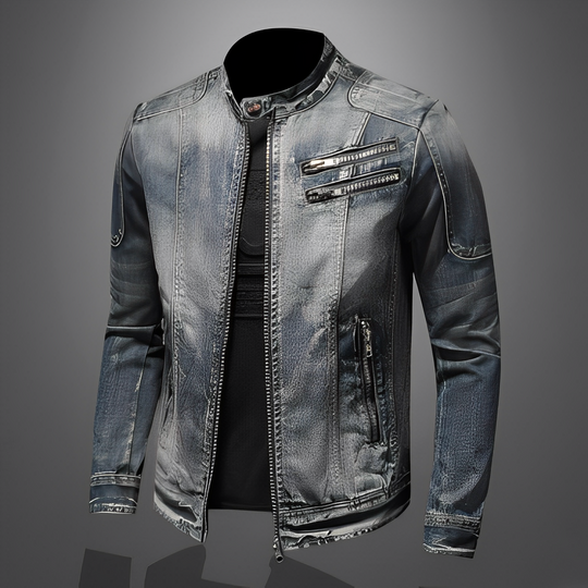 EB | Stylische Jeansjacke mit Taschen für Männer