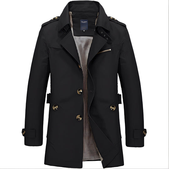 EB | Lässige Mid-Länge Windjacke für Männer