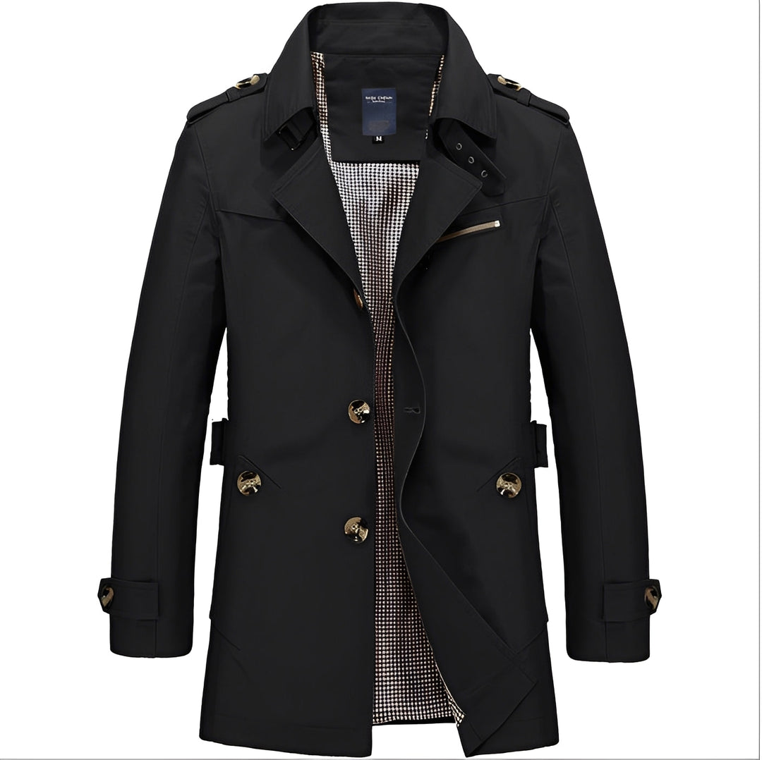 EB | Eleganter Windbreaker Trenchcoat für Männer
