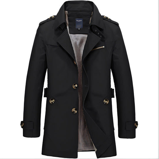 EB | Eleganter Windbreaker Trenchcoat für Männer