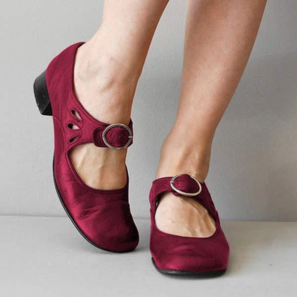EB | Orthopädische Vintage-Schuhe mit Runder Zehenpartie