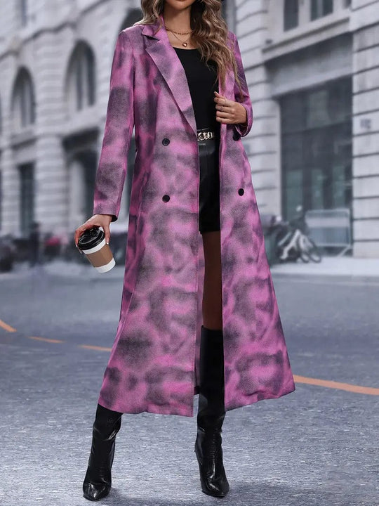 EB | Langer Mantel Chic Zeitloser Stil Ideal für den Winter