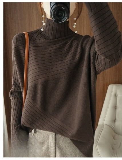 EB | Rollkragenpullover für Herbst und Winter Ideal, Um Warm Zu Bleiben