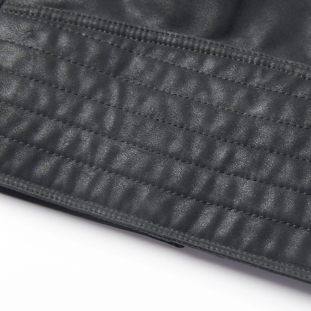 EB | Herren Dick Gepolstertes Lederjacke