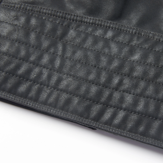 EB | Herren Dick Gepolstertes Lederjacke