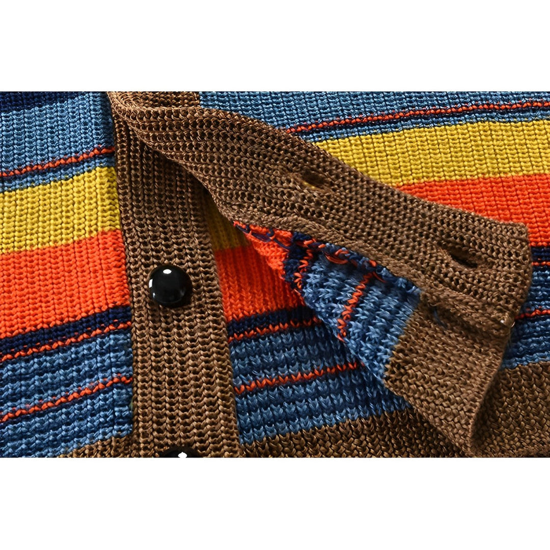 EB | Farbblockdesign Rollkragenpullover