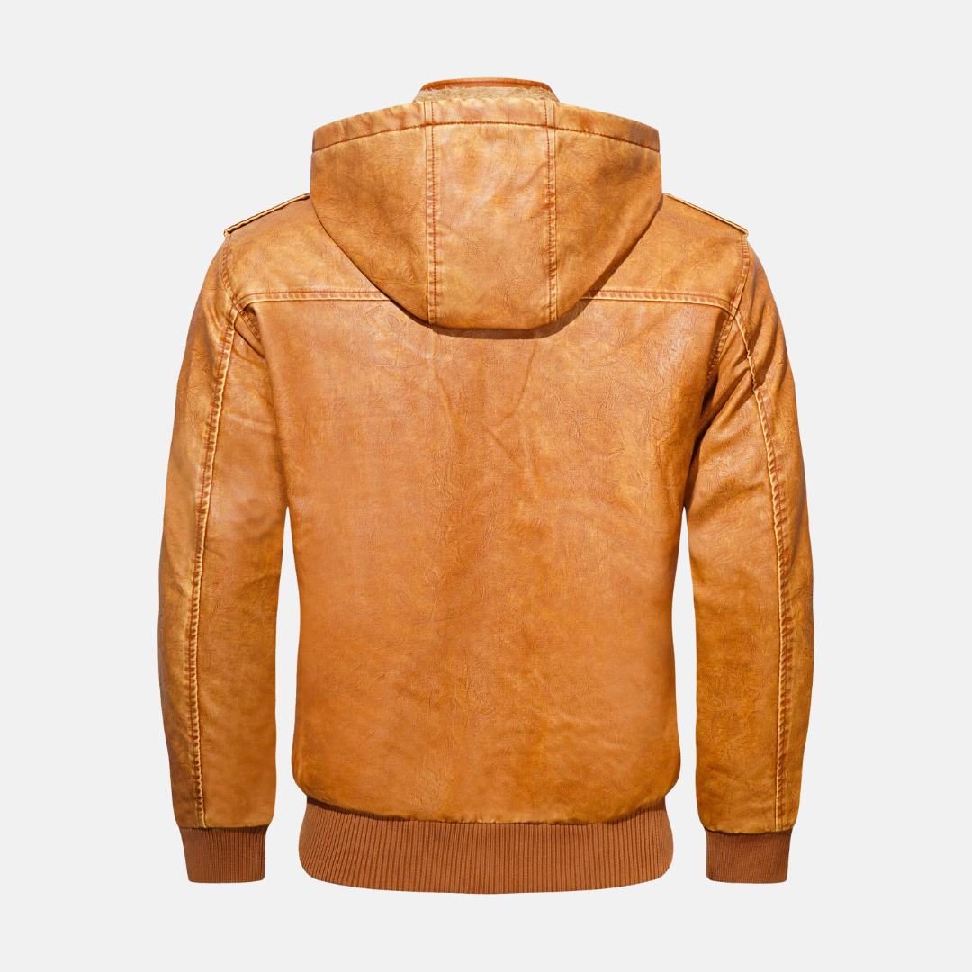 EB | Hooded Lederjacke
