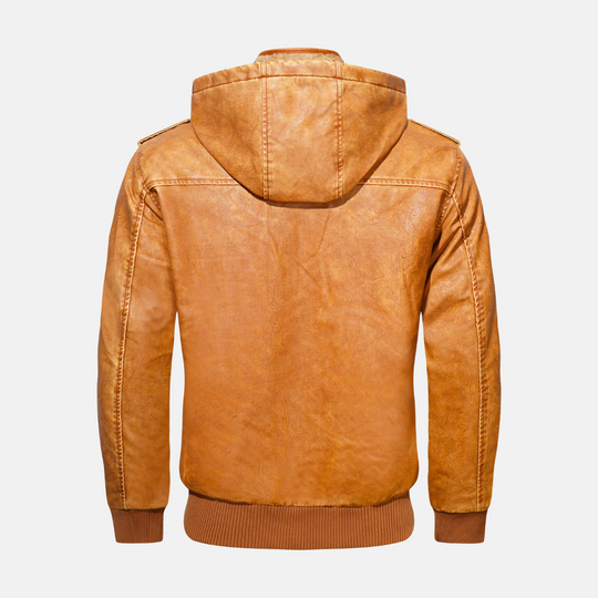 EB | Hooded Lederjacke