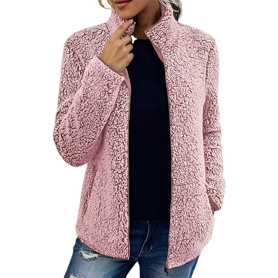 EB | Warme und modische Damen-Fleecejacke