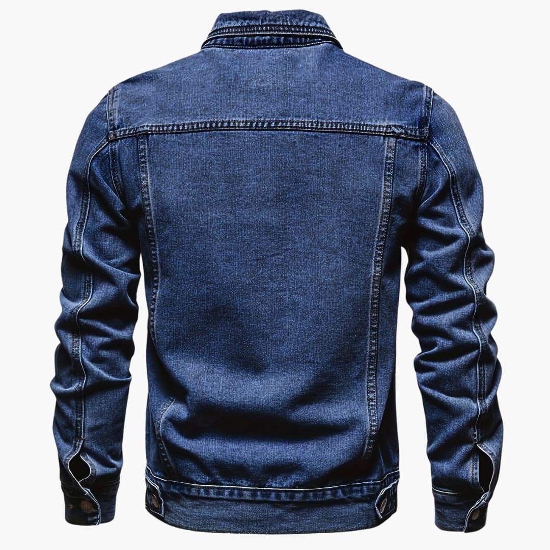 EB | Slim-Fit Freizeit-Denimjacke für Männer