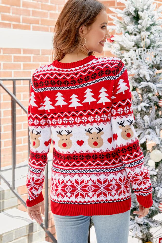 EB | Weihnachtsbär & Geweih Strickpullover