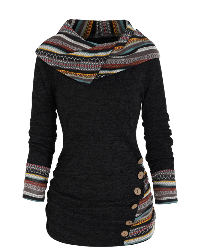 EB | Kapuzenpullover In Kontrastfarbe