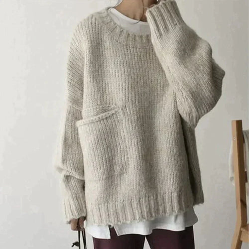 EB | Übergroßer Pullover mit Fronttasche