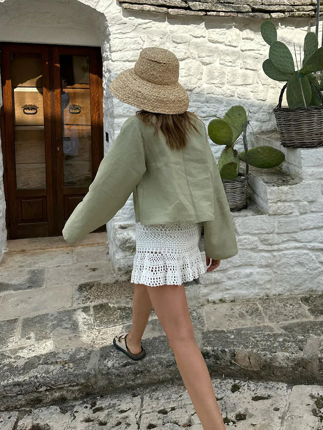 EB | Boheme Bluse Schnürdetail Leicht und Luftiges Design