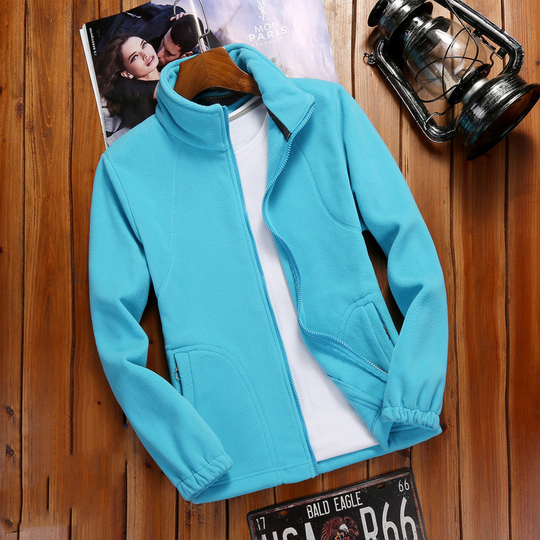 EB | Fleecejacke Damen Reißverschluss-Fleece mit Stehkragen