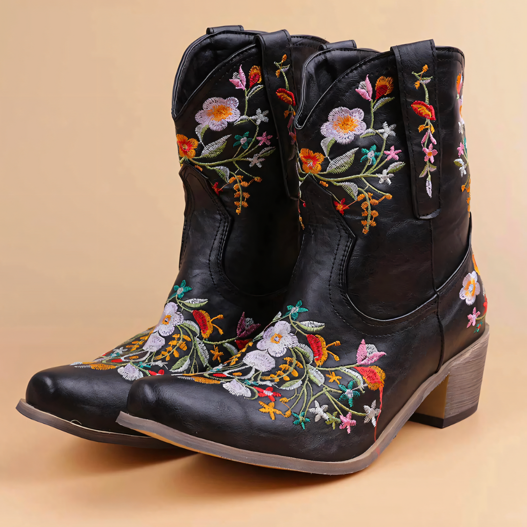 EB | Wetterfeste Weinlese Cowgirl Stiefel