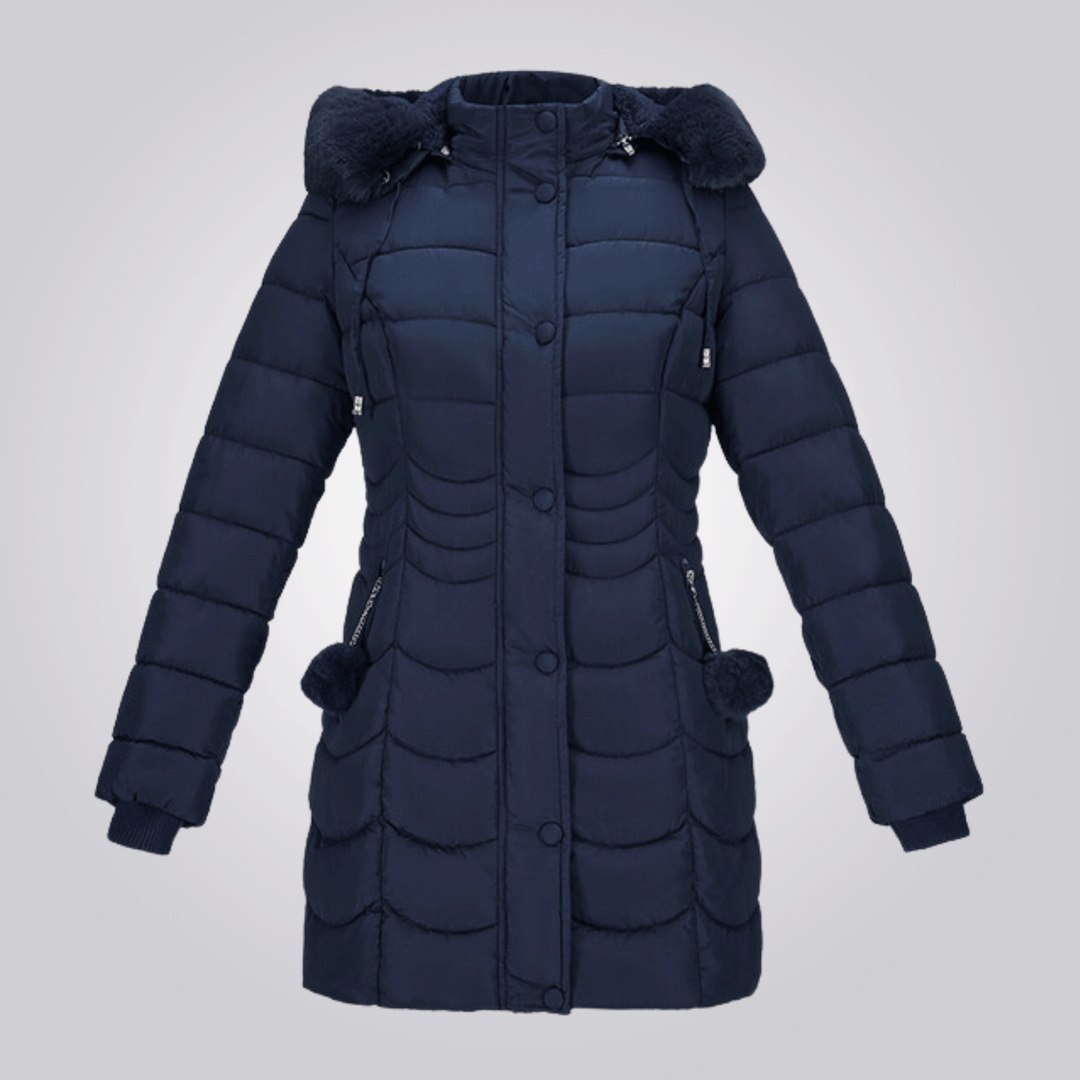 EB | Eleganter Lange Wintermantel für Frauen