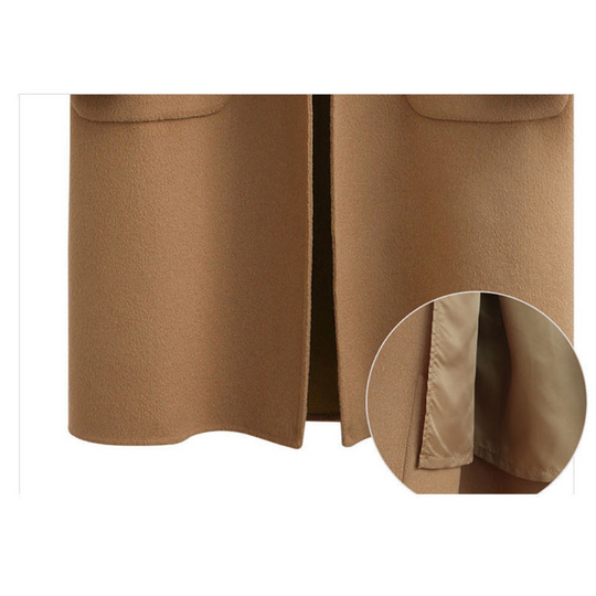 EB | Langarm Winter Warme Trench Mantel - Lange