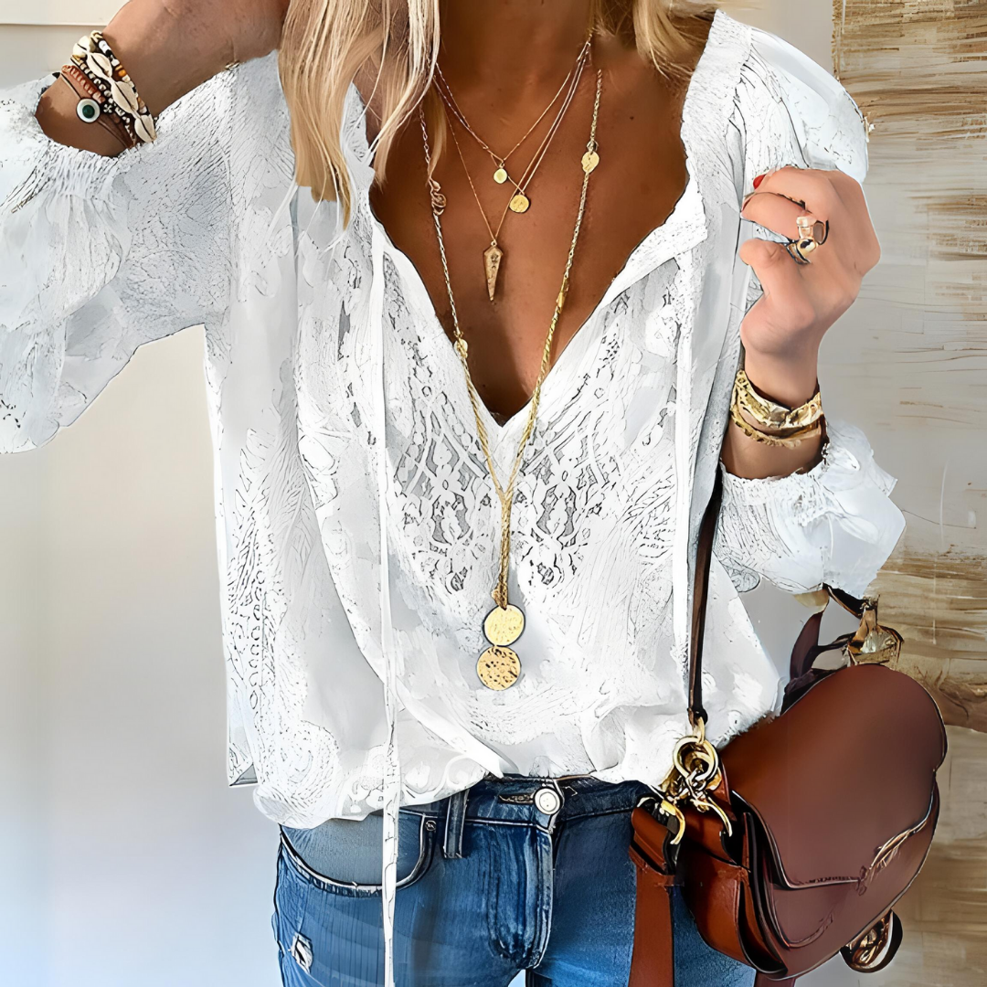 EB | Häkelte Boho-Bluse für Damen