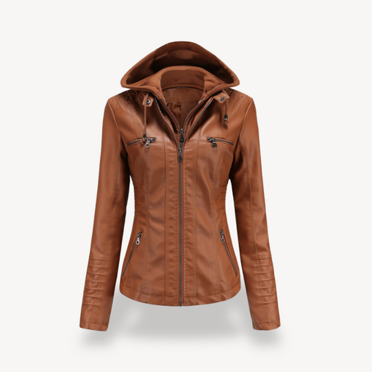 EB | Motorrad Kunstlederjacke Damen