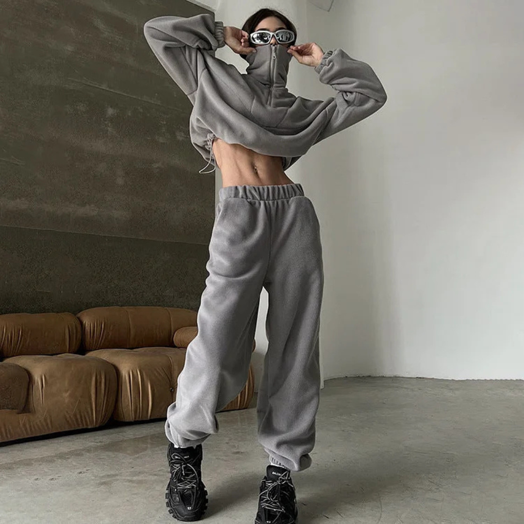EB | Pullover mit Kragen für Frauen Warm
