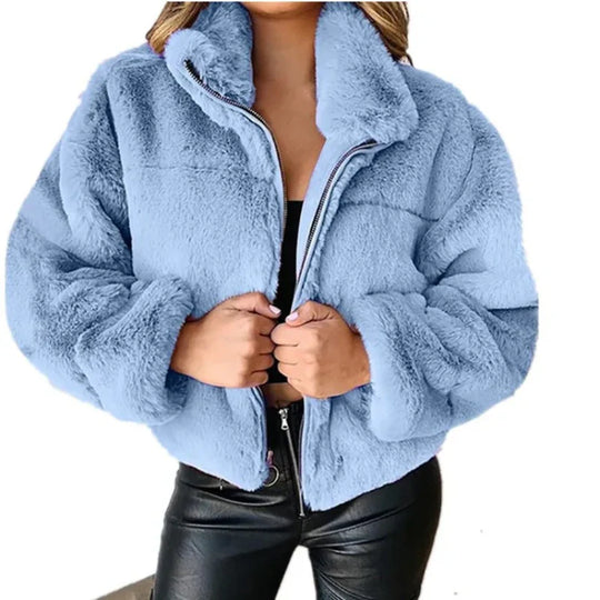 EB - Schicke Winter Mode Teddy Jacke für Frauen