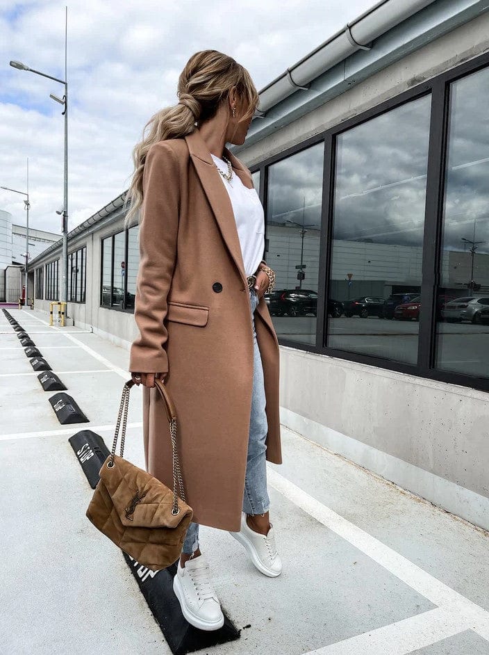 EB | Langes Daunenjacke Eleganter Zeitloser Stil Ideal Für Den Winter