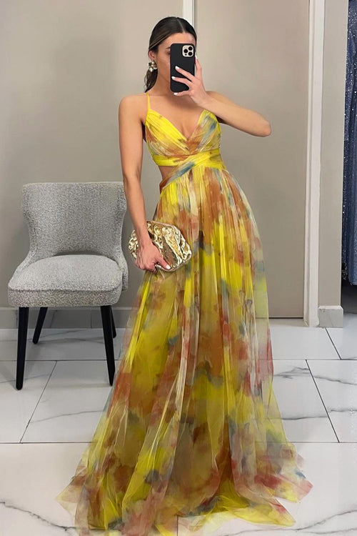 EB | Enchant My Love Print Maxi Kleid