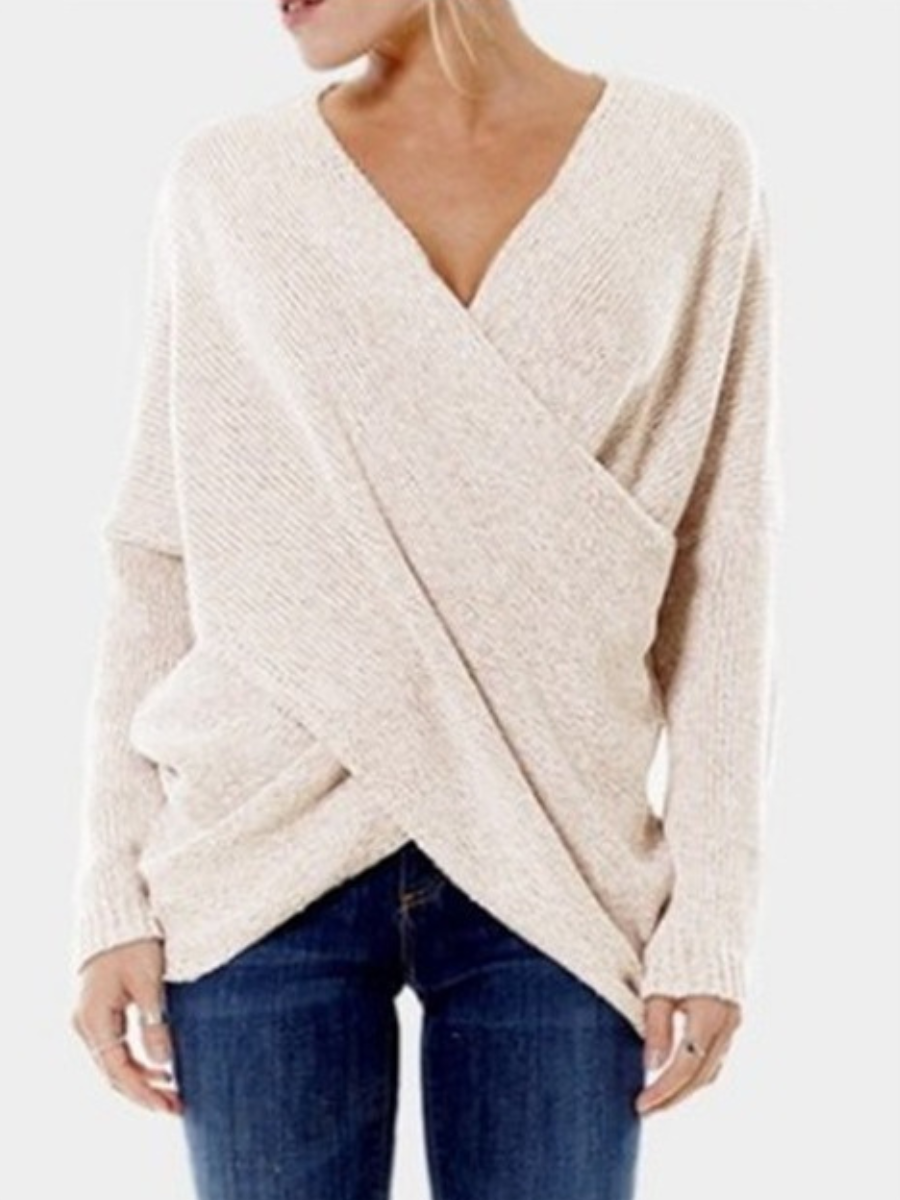 EB | Stilvoller & Sexy Pullover mit V-Ausschnitt
