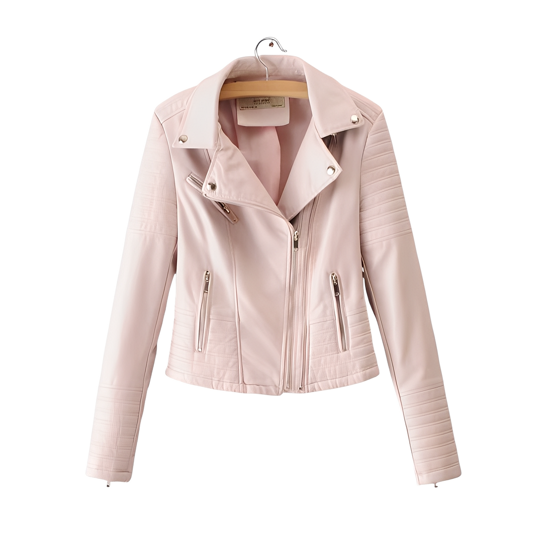 EB | Stylische, Slim Ledermantel für Frauen