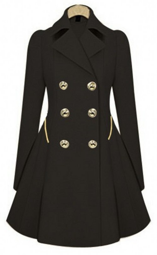 EB | Trenchcoat Lang für Frauen