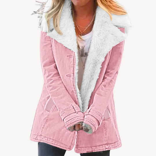 EB | Damen Sherpa Gefütterte Denimjacke
