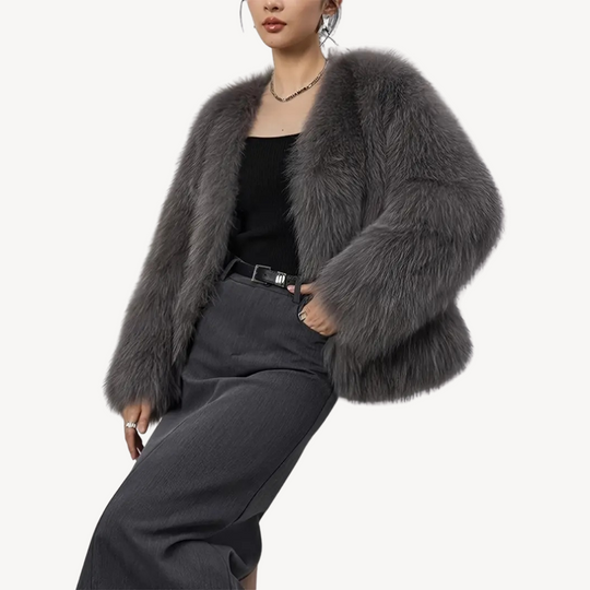 EB | Damen Winterjacke Kunstpelz Mantel