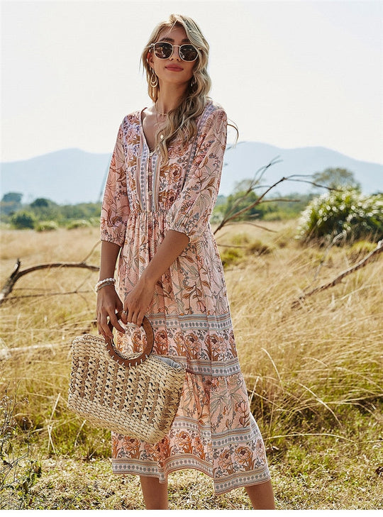 EB | Stilvolles Boho Sommerkleid