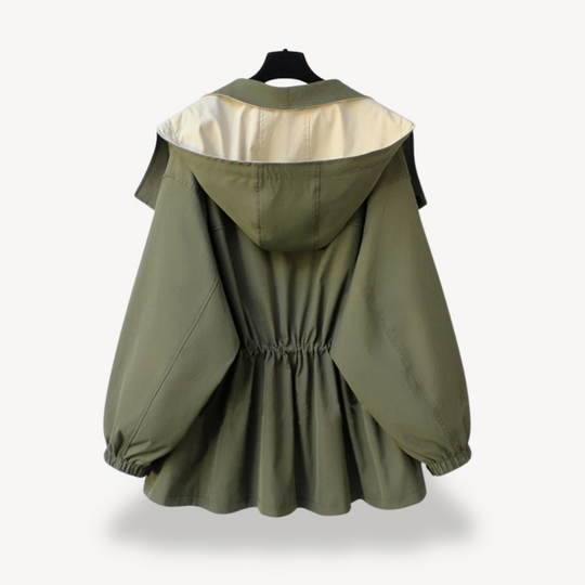 EB | Colorblock Trenchcoat für Frauen