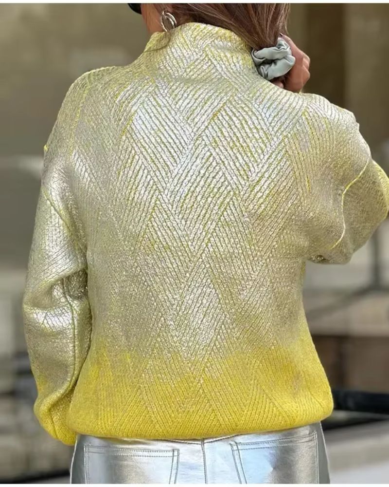 EB | Funkelnder Gradient Strickpullover
