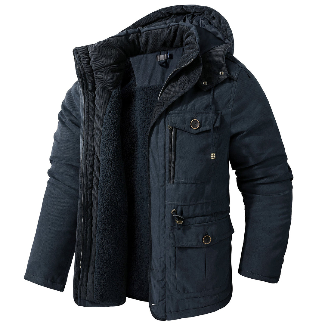 EB | Warme Jacke mit Kapuze für Männer