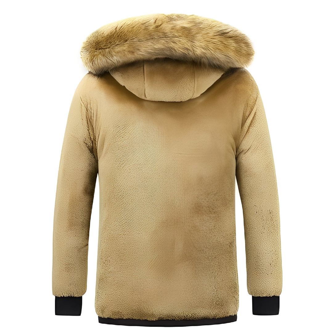 EB | Warme Parkajacke mit abnehmbarem Kapuze für Männer