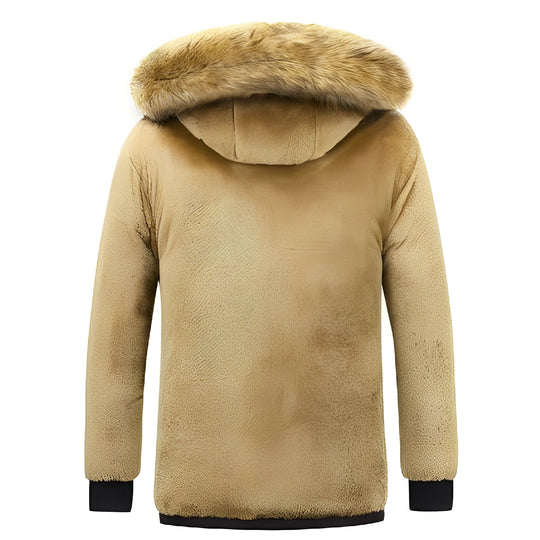 EB | Warme Parkajacke mit abnehmbarem Kapuze für Männer