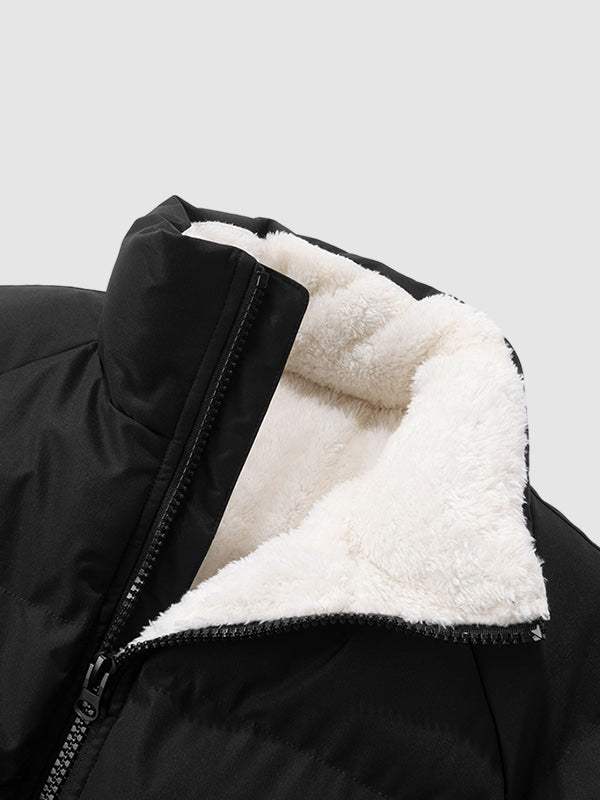EB | Gepolsterte Jacke Teddy-futter Warm und Winddicht