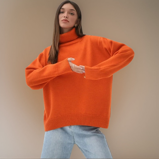 EB | Rollkragenpullover für Damen Winter