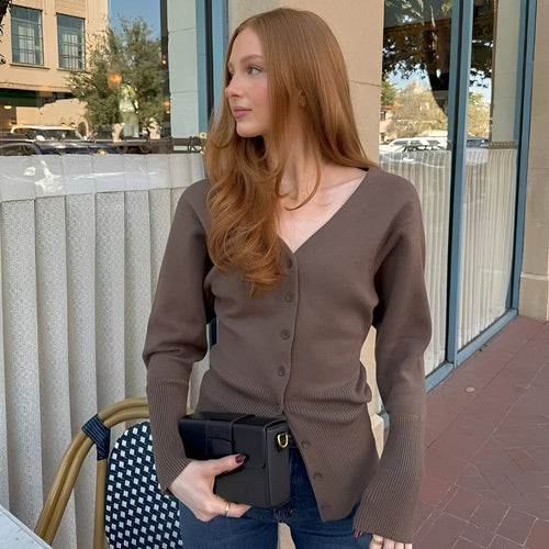 EB | Stylischer, taillierter Cardigan-Mantel für Damen