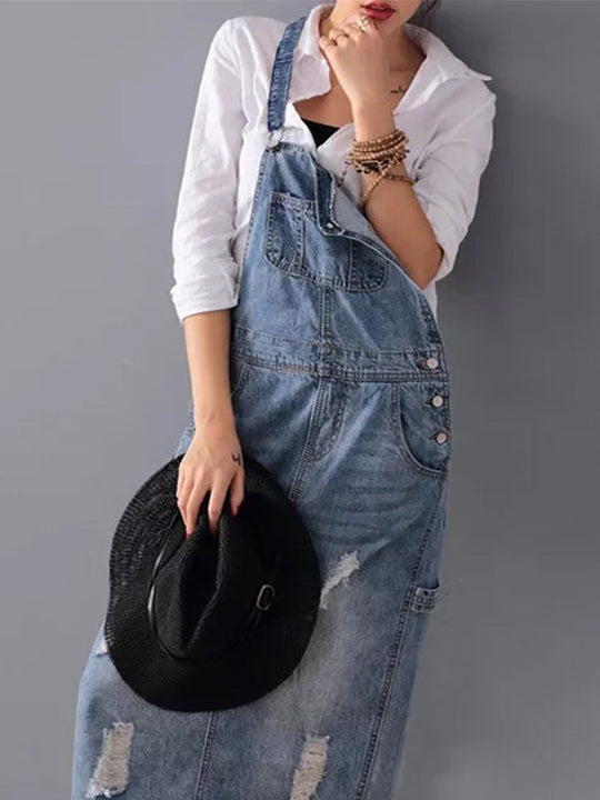 EB | Lässiges Denim Latzkleid