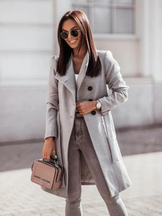 EB | Taillierter Trenchcoat für Frauen Herbstkollektion