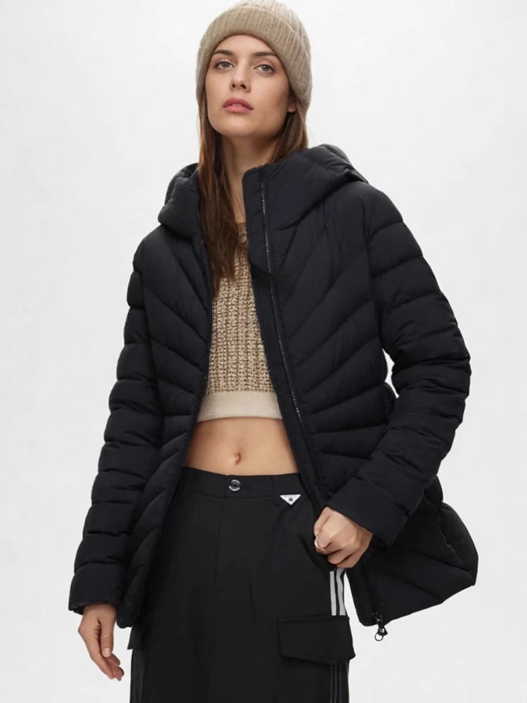 EB | Leichte gesteppte Jacke mit Kapuze