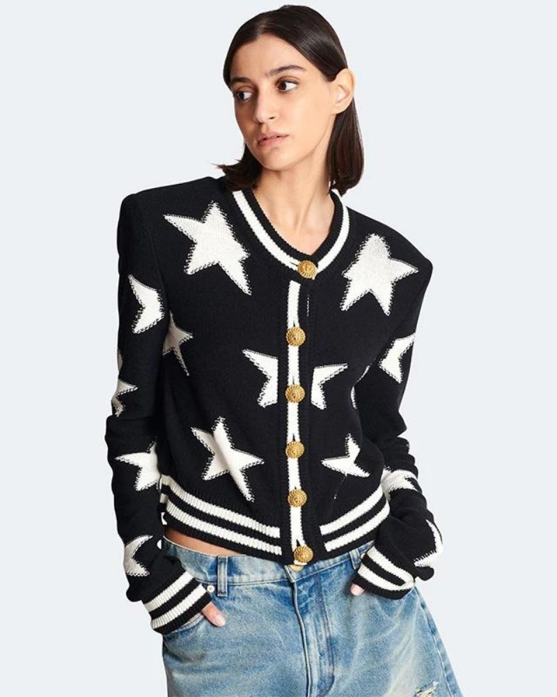 EB | Strick Jacquard Cardigan