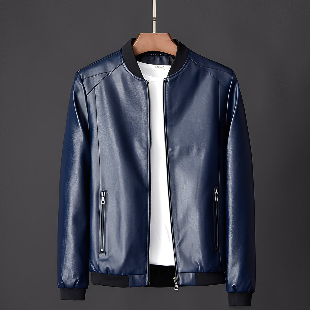 EB | Stylische Biker-Lederjacke für Männer