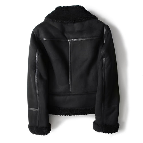 EB | Warme, weiche Lederjacke für Frauen